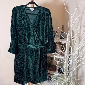 & Other Stories Green Long Sleeve Dress